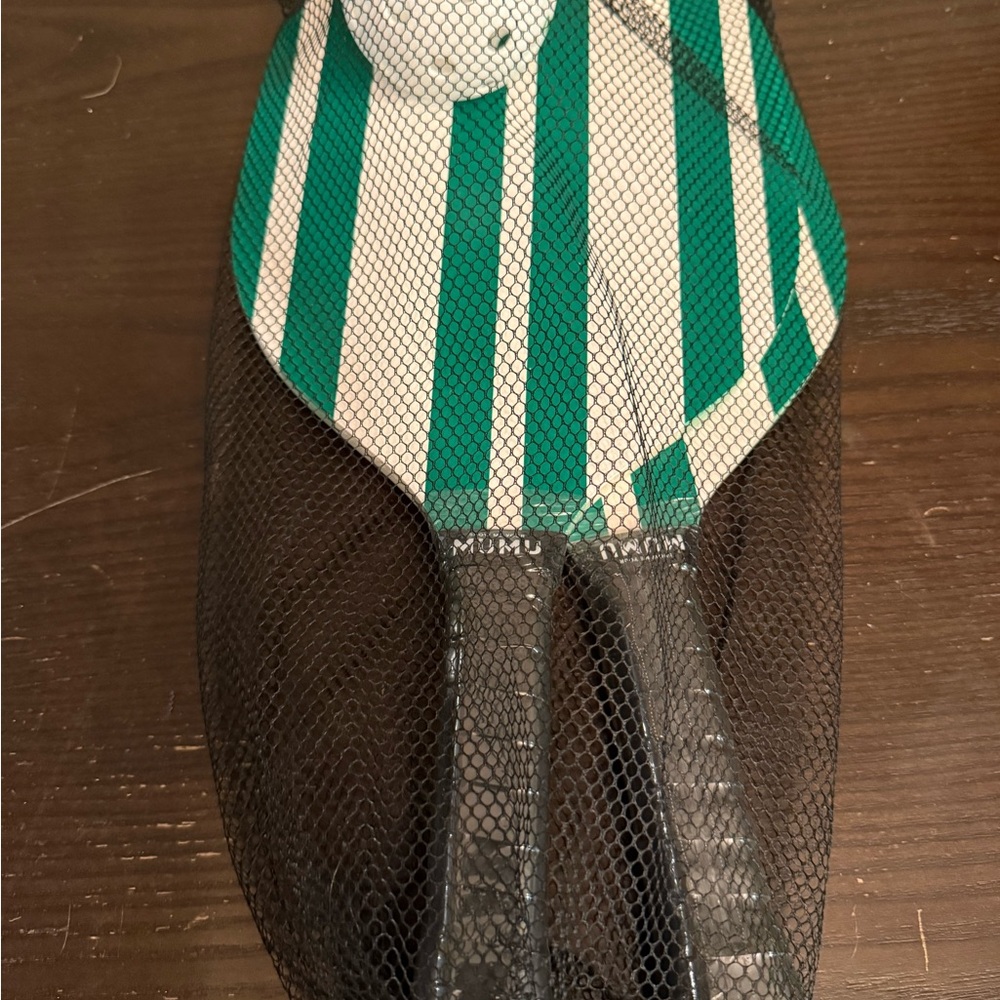 Green and White Pickleball Paddles